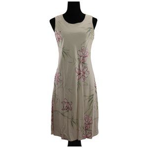 Hilo Hattie Hawaiian A-Line Dress 100% Rayon Tropical Floral Size S NWT